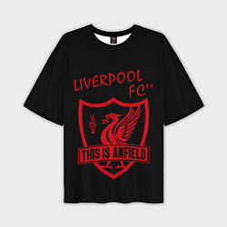 Футболка оверсайз мужская Liverpool Ливерпуль, цвет: 3D-принт