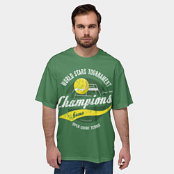 Футболка оверсайз мужская Большой Теннис Tennis, цвет: 3D-принт — фото 2