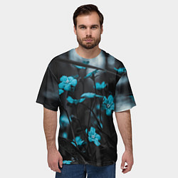 Футболка оверсайз мужская Лесная поляна, цвет: 3D-принт — фото 2