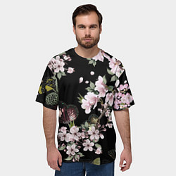 Футболка оверсайз мужская Краски весны, цвет: 3D-принт — фото 2