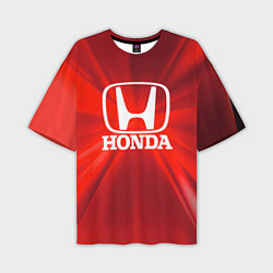 Футболка оверсайз мужская Хонда HONDA, цвет: 3D-принт