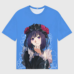 Футболка оверсайз мужская Cosplay Shizuku Kuroe, цвет: 3D-принт