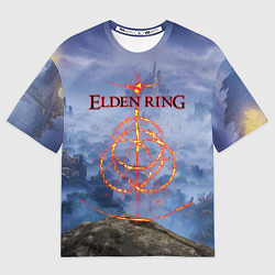 Футболка оверсайз мужская Elden Ring, Logo, цвет: 3D-принт
