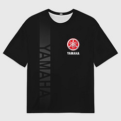 Мужская футболка оверсайз YAMAHA БОКОВАЯ ПОЛОСА