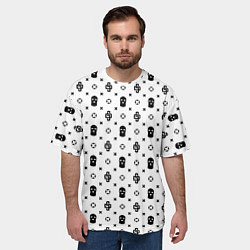 Футболка оверсайз мужская Узор White Dope Camo Dope Street Market, цвет: 3D-принт — фото 2