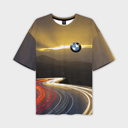 Мужская футболка оверсайз BMW Night route