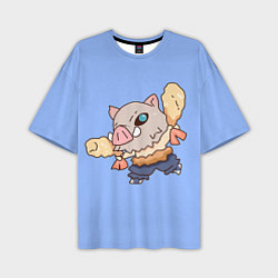 Футболка оверсайз мужская Inosuke and shrimp, цвет: 3D-принт