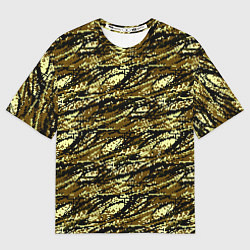 Мужская футболка оверсайз Цифровой Охотничий Камуфляж