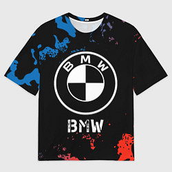 Футболка оверсайз мужская BMW BMW - Камуфляж, цвет: 3D-принт