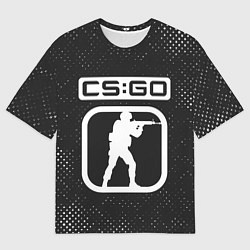 Футболка оверсайз мужская КС ГО Гранж, цвет: 3D-принт