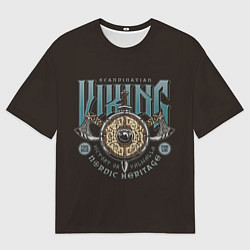 Футболка оверсайз мужская Воин - Викинг, цвет: 3D-принт