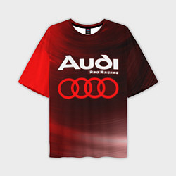 Футболка оверсайз мужская AUDI Pro Racing Звезды, цвет: 3D-принт