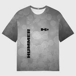 Мужская футболка оверсайз Hummer abstraction