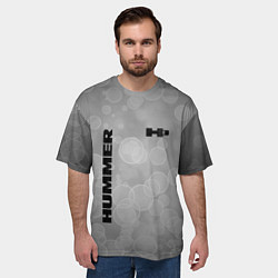 Футболка оверсайз мужская Hummer abstraction, цвет: 3D-принт — фото 2
