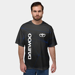 Футболка оверсайз мужская DAEWOO Automobile, цвет: 3D-принт — фото 2