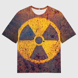 Мужская футболка оверсайз Радиактивно!