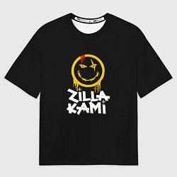 Футболка оверсайз мужская ZillaKami x SosMula City Morgue Smile, цвет: 3D-принт