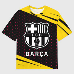 Футболка оверсайз мужская БАРСА Графика, цвет: 3D-принт
