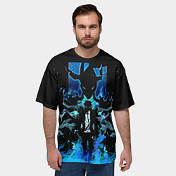 Футболка оверсайз мужская Поднятие уровня в одиночку Со Джинву, цвет: 3D-принт — фото 2