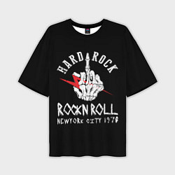 Мужская футболка оверсайз ROCKNROLL Hard Rock