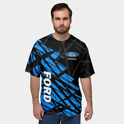 Футболка оверсайз мужская FORD СОВРЕМЕННЫЙ СТИЛЬ, цвет: 3D-принт — фото 2