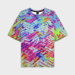 Мужская футболка оверсайз Color vanguard pattern