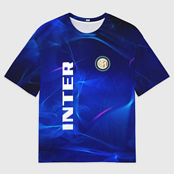 Футболка оверсайз мужская Inter abstraction, цвет: 3D-принт