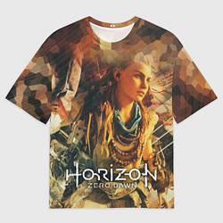 Футболка оверсайз мужская Элой-рыжая воительница, цвет: 3D-принт