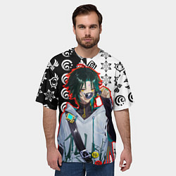 Футболка оверсайз мужская Сяо модный парень Геншин импкт, цвет: 3D-принт — фото 2
