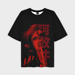 Футболка оверсайз мужская Abarai Renji, цвет: 3D-принт