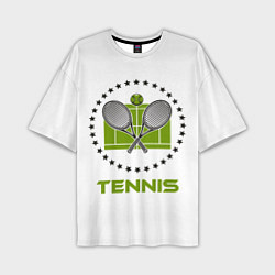 Мужская футболка оверсайз TENNIS Теннис