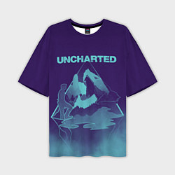 Мужская футболка оверсайз Uncharted Арт