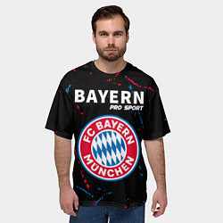 Футболка оверсайз мужская БАВАРИЯ Pro Sport Гранж, цвет: 3D-принт — фото 2