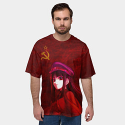 Футболка оверсайз мужская 9 мая День победы, цвет: 3D-принт — фото 2