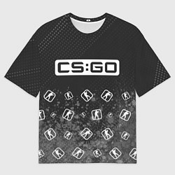Футболка оверсайз мужская CS GO Арт, цвет: 3D-принт