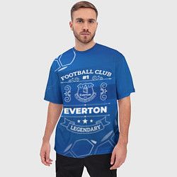 Футболка оверсайз мужская Everton, цвет: 3D-принт — фото 2