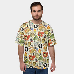 Футболка оверсайз мужская Studio Ghibli Hero, цвет: 3D-принт — фото 2