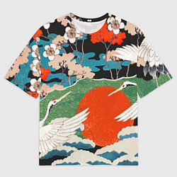 Мужская футболка оверсайз Воспоминания об Японии