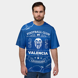 Футболка оверсайз мужская Valencia FC 1, цвет: 3D-принт — фото 2