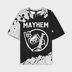 Футболка оверсайз мужская Mayhem КОТ Краска, цвет: 3D-принт