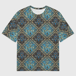 Футболка оверсайз мужская Классические паттерны, цвет: 3D-принт