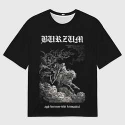 Мужская футболка оверсайз Burzum ishi krimpatul