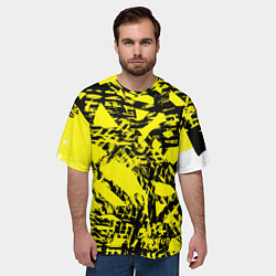 Футболка оверсайз мужская Censored Дополнение Коллекция Get inspired! Fl-182, цвет: 3D-принт — фото 2