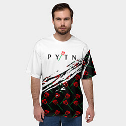 Футболка оверсайз мужская Payton Moormeie PYTN X ROSE, цвет: 3D-принт — фото 2