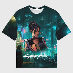 Футболка оверсайз мужская Нарисованная Панам, цвет: 3D-принт