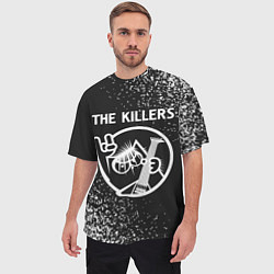 Футболка оверсайз мужская The Killers - КОТ - Краска, цвет: 3D-принт — фото 2