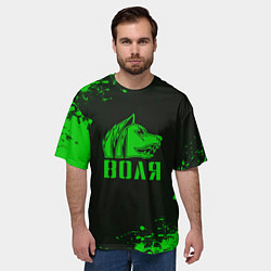 Футболка оверсайз мужская S T A L K E R СВОБОДА, цвет: 3D-принт — фото 2