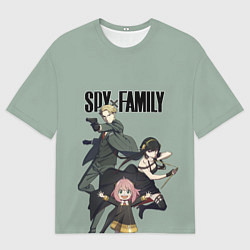 Мужская футболка оверсайз Spy x Family Семья шпиона