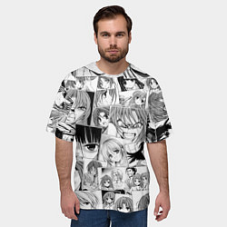 Футболка оверсайз мужская Когда плачут цикады pattern, цвет: 3D-принт — фото 2