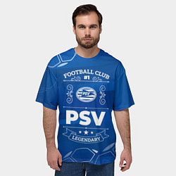 Футболка оверсайз мужская PSV FC 1, цвет: 3D-принт — фото 2